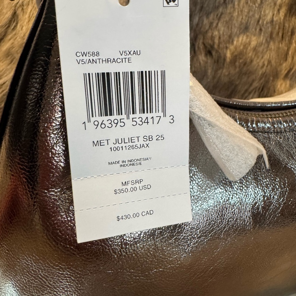 Coach Juliette 25 Metallic Shoulder Bag - Picture 6 of 12